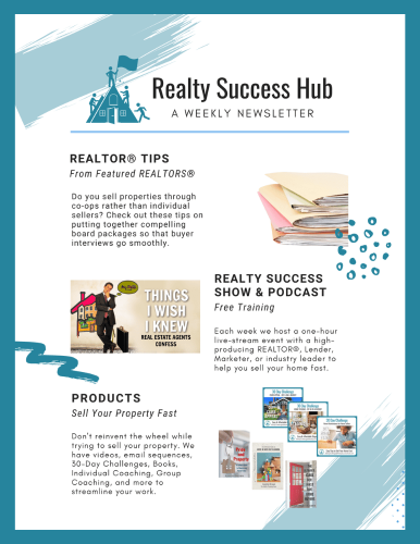 Realty Success Hub Newsletter Signup